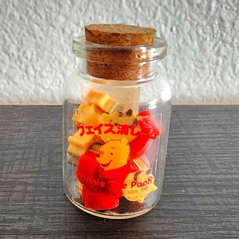 Japan Disney Mini Erasers Gacha - Winnie The Pooh